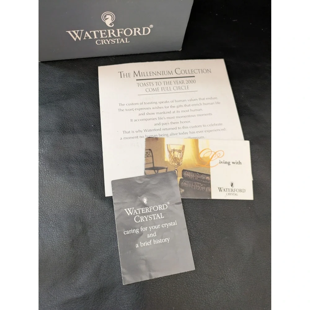 Waterford Crystal Millennium‎ Collection Champagne Bottle Coaster 103006 Box